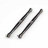 GDS Racing Alloy Tie Rods Black for Traxxas 1/5 Xmaxx Silver 2 Pieces