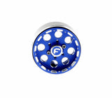 GDS Racing Four 1.9" Blue Alloy Beadlock Wheel Rim Wide 1" for RC Model #093BL