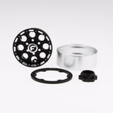 GDS Racing Four 1.9" Black Alloy Beadlock Wheel Rim Wide 1" for RC Model #093BK