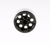 GDS Racing Four 1.9" Black Alloy Beadlock Wheel Rim Wide 1" for RC Model #093BK