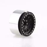 4PCs Black&Rivets 2.2" Alloy Beadlock Wheel Rim Set for 1/10 RC Crawler THK 1.4