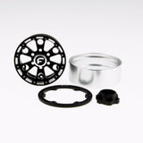 GDS Racing Four 1.9" Black Alloy Beadlock Wheel Rim Wide 1" for RC Model #094BK