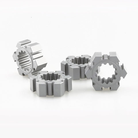 GDS Racing Alloy Wheel Hex Hubs 24mm Silver for Traxxas X-MAXX RC Monster Truck