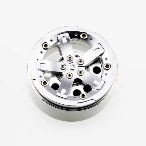 One(1) 1.9" Alloy Beadlock Wheel Rim with Balance Weight for 1/10 RC Crawler