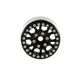 GDS Racing Four 1.9" Black Alloy Beadlock Wheel Rim Wide 1" for RC Model #096