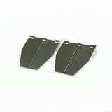2PC CNC Aluminum Trim Tabs 51mm x 62mm x 26mm Gray for Medium-Size RC Boat