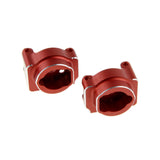 GDS Racing Aluminum Rear Axle Portal Drive 1Pair for Traxxas TRX-4 Shock Red
