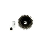GDS Racing M0.8 28T Pinion Gear Steel for 1/8" 3.175mm and 5mm Shaft