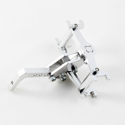 ALLOY ADJUSTABLE TOW HITCH FOR RC Crawler SCX10 Silver