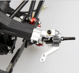 Aluminum C Hub Carrier/Rear Knuckle Arm Silver 2pcs For Axial AX10 SCX10