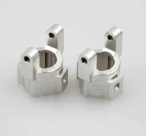 Aluminum C Hub Carrier/Rear Knuckle Arm Silver 2pcs For Axial AX10 SCX10