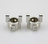 Aluminum C Hub Carrier/Rear Knuckle Arm Silver 2pcs For Axial AX10 SCX10