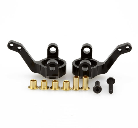 Aluminum Front Knuckle Arm Black 2pcs For Axial AX10 SCX10