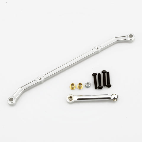 Aluminum Steering Link Arm Silver For Axial AX10 SCX10