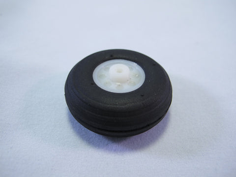Rubber PU Wheel 2in/50.5mm with Plastic Hub for RC Airplane