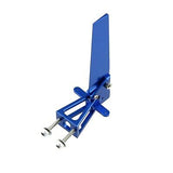 87MM Aluminum Alloy Professional Steering Rudder for Catamaran RC Boat Blue