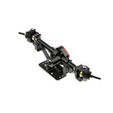 K44 Complete Alloy Front & Rear Axle Set for 1/10 RC Crawler Black