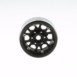 GDS Racing Four 1.9" Black Alloy Beadlock Wheel Rim Wide 1" for RC Model #096