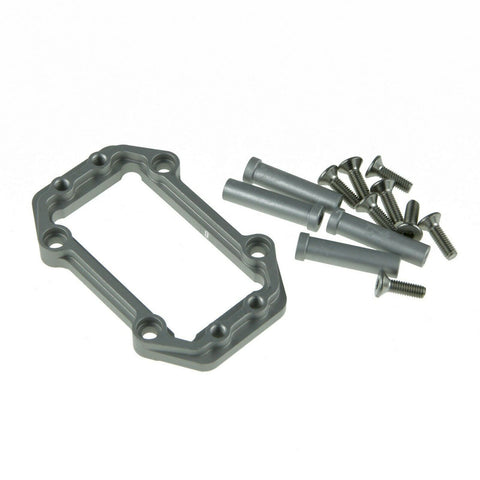 GDS Racing Aluminum Servo Mount for Arrma Kraton Senton Tailon Typhon (Silver)