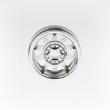 ALIENTAC 2.2" Alloy Beadlock Wheel Rim Wide 1" Silver for RC Model #095 (4 Pack)