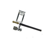 52MM Aluminum Rudder Silver with Water Pickup for RC Boat, Brushless