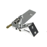 52MM Aluminum Rudder Silver with Water Pickup for RC Boat, Brushless