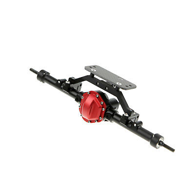 K44 Complete Alloy Front & Rear Axle Set for 1/10 RC Crawler Black