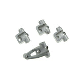 GDS Racing CNC Alloy Front&Rear Lower Link Shock Mount For Traxxas Trx-4 Silver